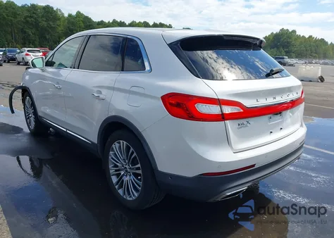 2017 Lincoln Mkx Reserve из США, поврежденный, VIN 2LMPJ6LR5HBL40814